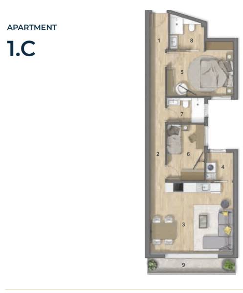 Apartamento de 3 habitaciónes, venta, Tenerife, Spain